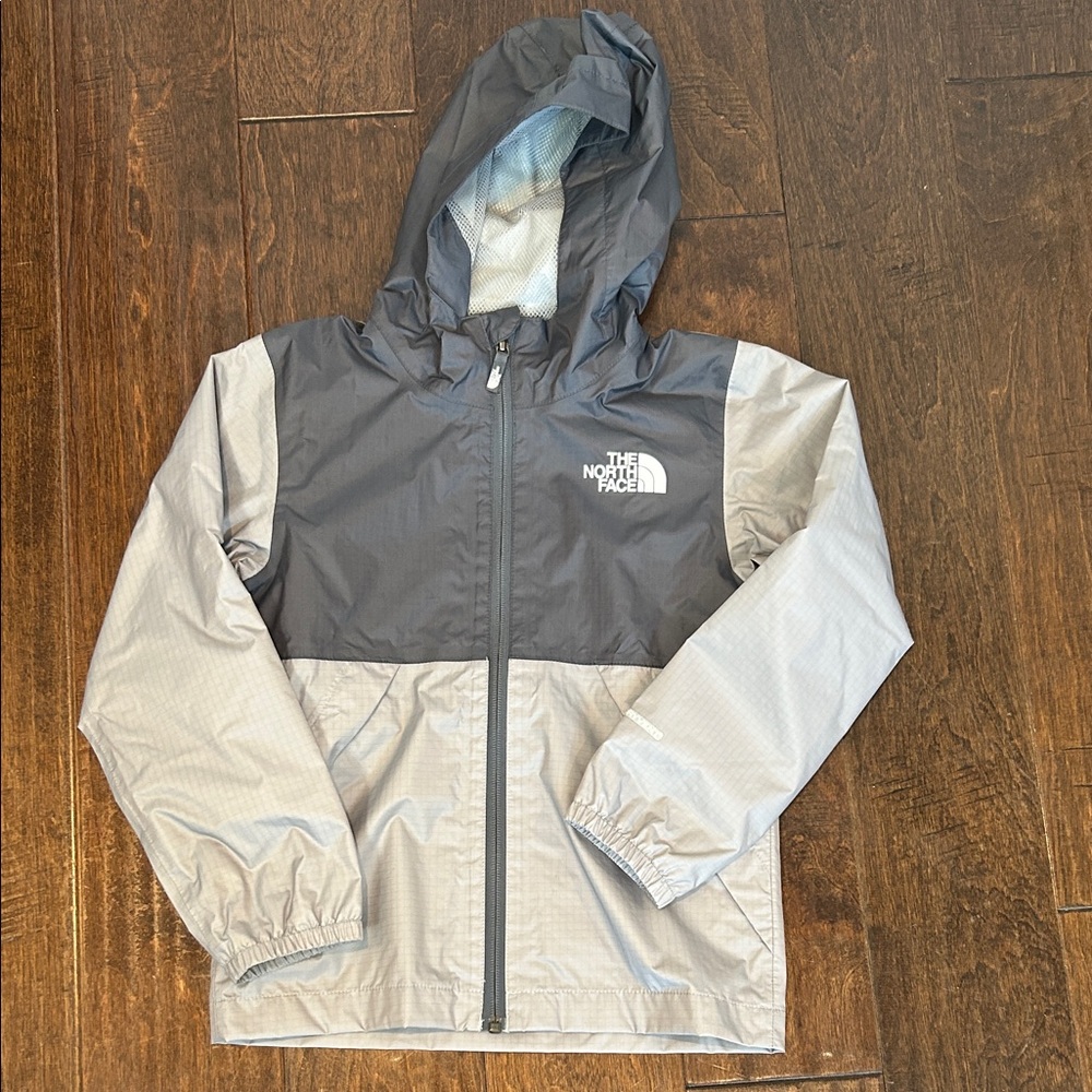 The North Face Dryvent Two-Tone Gray Hooded Jacket